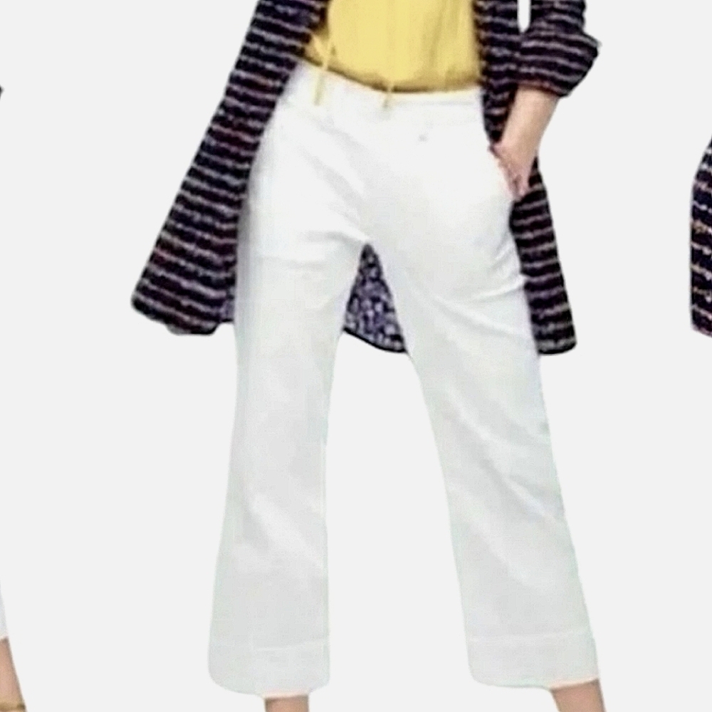 Cabi Lido Crop White Pants 5690